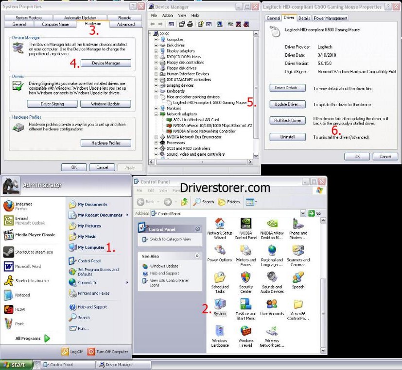 How to update device drivers in Windows XP