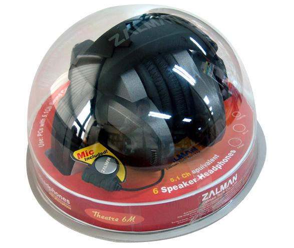 Zalman ZM-RS6F 5.1 headphones packaging with microphone 