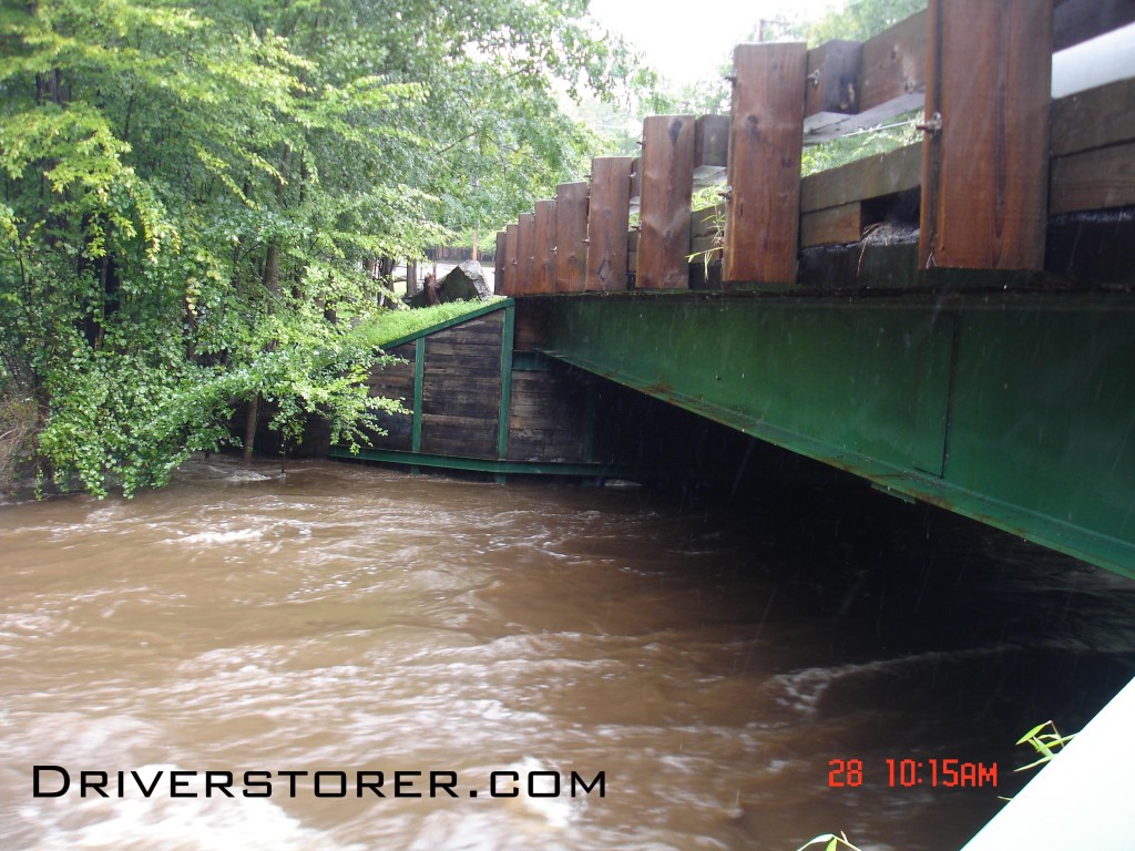 Hurricane Irene Saw Creek flooding Bushkill, PA
